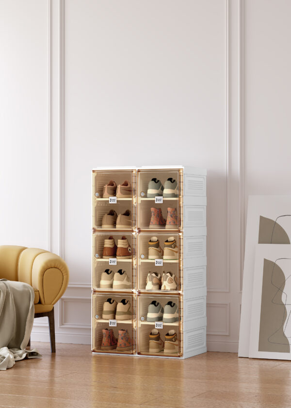 ANTBOX INDONESIA 2 Baris 6 Box 12 Pasang Classic Brown