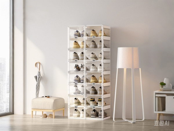 2 Baris 8 Box 16 Pasang Transparan White