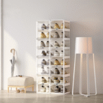 2 Baris 6 Box 12 Pasang Transparan White