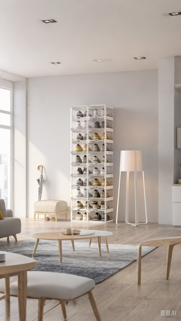 2 Baris 10 Box 20 Pasang Transparan White