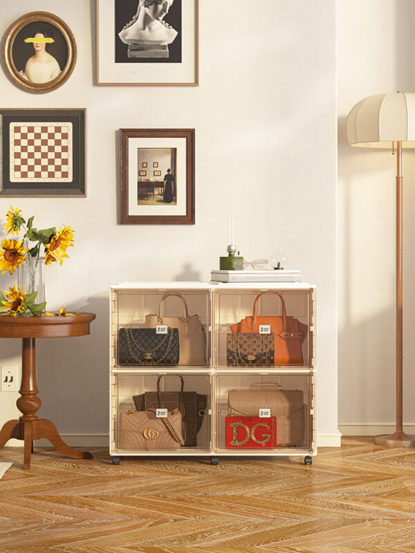 Kabinet Tas 2 Baris 4 Box Classic Brown