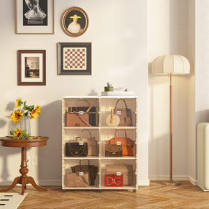 Kabinet Tas 2 Baris 6 Box Classic Brown