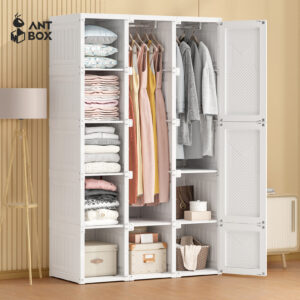 Lemari Pakaian15 Box 2 Hanger 11 Pintu White