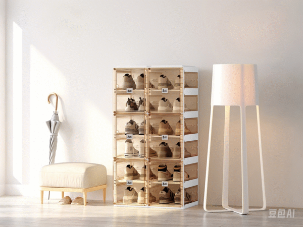 2 Baris 6 Box 12 Pasang Transparan Brown