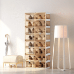 2 Baris 8 Box 16 Pasang Transparan Brown