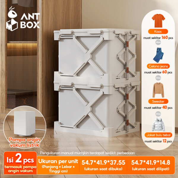 [ANTBOX] Kotak Penyimpanan Vakum Elektrik 2 Kotak